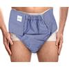 KMINA Mutanda per Incontinenza Uomo Anziano (Lavabile, Regolabile), Pannolino Riutilizzabile Tipo Slip, Assorbente e Discreta per Uso Quotidiano - Prodotto in Europa