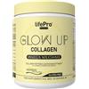 LP Woman Vital Collagene Idrolizzato in Polvere Glow Up - Peptidi di Collagene con Vitamina C, Selenio e Acido Ialuronico - Gusto Fragola - Senza Zucchero - Bellezza da Dentro per Pelle e Capelli - 300g (30 Dosi)