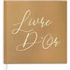 Hyggartn Livre d'or de mariage, livre d'or vintage quattro, 21 x 21 cm, livre d'or de mariage, 72 pages, livre d'or pour mariages, anniversaires, baptêmes, anniversaires