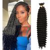 Seimainurs Capelli lunghi e ricci all'uncinetto, per trecce bohémien, onde oceaniche, per donne di colore (1B#, 76 cm (confezione da 2)