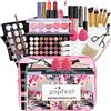 FantasyDay Calendario dell'Avvento 2025 Beauty, Kit di Bellezza Cosmetici Kit per Occhi, Viso e Labbra - Set di Trucchi con Correttore, Rossetti, Lucidalabbra, Palette Ombretti, Mascara, Trousse, Fard