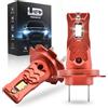 Onraying Lampadina H7 LED, 36000 Lumen, Luce Bianca Fredda 6500K,Luminosità Aumentata dell' 800%, Sostituzione 1:1 Delle Lampadine Alogene,Impermeabile IP68, Compatibilità al 99%, Durata di 90000 ore