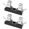 VGOL 2pcs Auto Festone Portalampada Presa Auto LED Lampadina Holder Clip Auto Fusibile Holder Morsetto per 31mm-36mm Lampadine Ferroviario Modello Costruzione Auto Illuminazione Targa