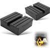 VZXZXE Tampone in Gomma per Cric 7.5 * 2.5cm Cric Idraulico per Auto Tampone Cric Auto Supporto Universale in Gomma per Cric, Sistemi di Sollevamento di Auto e Moto