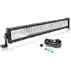 Willpower Barra LED Curva 56cm 22 Pollici 270W Fari LED 12V 24V Impermeabile Faretti LED Faro da Lavoro LED Barra Luci LED per Fuoristrada Auto Trattore Camion 4x4 Barca ATV con Cablaggio