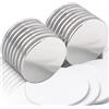 Keukenket 16 magneti al neodimio extra forti 30 x 2 mm con adesivo, grandi magneti rotondi per frigorifero, lavagne magnetiche, lavagne bianche, foto, cucina, magazzino,