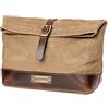 DRAKENSBERG Grande beauty case Otis in tela cerata, idrorepellente, espandibile, design roll-top, fino a 8 l, Sabbia kaki, Beauty case