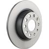 Brembo 08.A202.11 - Disco Freno con Verniciatura UV (Set di 2) - Posteriore | Compatibile con: AUDI A3, A3 Cabriolet, A3 Sportback, Q3, SEAT ALHAMBRA, ALTEA, ALTEA XL, LEON, TOLEDO III, SKODA OCTAVIA II