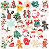 SANNIX 60 spille natalizie smaltate, assortite, con Babbo Natale, fiocco di neve, pupazzo di neve, festività, per vestiti, borse, cappelli, accessori, 30 stili