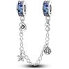 Hapour 925 Catena di Sicurezza in Argento Sterling per Bracciali Charms Ciondoli Perline Regalo di Gioielleria per Donne Ragazze
