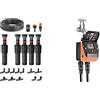 Claber 46 90200 Starter Kit Colibrì, Arancione & 8410 Aquadue Duplo Evolution, nero, arancione, 9,6x22,5x10,8 cm