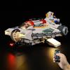 Kyglaring Kit di illuminazione a LED - Compatibile con il set di blocchi da costruzione Lego-75357 Star Wars Ghost & Phantom II - Solo led senza set di mattoncini(Versione remota)