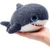Gisqis Peluche Squalo Morbido 30cm Pupazzo Squalo Giocattolo Shark Pupazzi Squali Peluche Marine Animali Bambini Compleanno per Feste a Tema