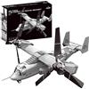Apostrophe Games V-22 Osprey Tiltrotor Aeromobili blocchi di costruzione - 460 Pezzi, Blocchi di costruzione dell'aeronautica