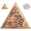 Engelhart - 350480 - Tri Match - Rompicapo in Legno Triangolo - 16 Pezzi in Legno - Gioco di Riflessione Ecologico - 1 Giocatore - Dai 10 Anni in Su