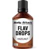 Body Attack Flav Drops®, Hazelnut, Aromatropfen für Lebensmittel, zuckerfreie Flavour Drops ohne Kalorien, vegan & Qualität Made in Germany (50ml)