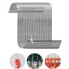 Hengxinc 30 Ganci Da Macellaio in Acciaio Inox 15 cm Ganci a S Grandi Argentati Fumigazione Ganci a S Utilizzati in Cucine Fumatori per la Lavorazione Della Carne