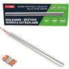 FIATLUX Edilkamin/Bestove/Nordica Extraflame - Candela di accensione 155 mm - 280 W - Clip di collegamento incluse