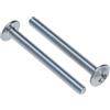 Keple Viti Della Maniglia per Porta Maniglie M6x50 (Confezione da 25) per Macchina Mobili Cassetto Manopola Cucina Bagno con Testa Hexaton Hex Zincato Universal