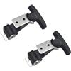 Lansls 2 Pz Elastico In Acciaio Inossidabile Gomma, Supporti Elastici Per Cofano In Gomma, Chiusura a Scatto Flessibile, T-Handle Hasp, Accessori Per Scatola Motore, Cassetta (Piccolo)