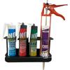 Generic Supporto per tubi in silicone e sigillante, da parete | Conserva in modo sicuro silicone, sigillante e tubi adesivi. Ideale per garage, officine, furgoni e professionisti.