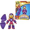 Marvel Hasbro Marvel, Iron Man e i suoi fantastici amici, Ironheart, action figure da 7,6 cm con accessorio, giocattoli di supereroi per bambini e bambine, dai 3 anni in su