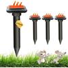 Queath Repellente Solare per Talpe, Repellente per Serpenti Talpa, Gopher e Altri Repellenti per Talpe, Repellente per formiche Regina per Giardino e Campeggio, Gopher
