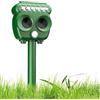 COODAY 2026 - Spaventatore solare per gatti da giardino, a ultrasuoni con luce LED, IP65, resistente alle intemperie, efficace contro gatti, cani, uccelli, volpi, ratti, martore, topi
