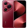 HUAWEI Pura 80 Pro Smartphone 12GB+512GB, Fotocamera Ultra Lighting da 1 pollice, Fotocamera Ultra Lighting Macro con Teleobiettivo, Eliminazione del rumore AI, 5170 mAh, Rosso smaltato