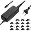 Gonine 90W Caricatore per Laptop per HP Dell Toshiba IBM Lenovo Acer ASUS Samsung Sony Fujitsu Gateway Notebook Ultrabook Chromebook Uscita CC 15V 16V 18.5V 19V 19.5V 20V Alimentatore