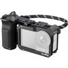 SMALLRIG Kit impugnatura per DJI Osmo Action 5 Pro / 4/3 con gabbia, impugnatura per fotografia di strada, sgancio rapido, pulsante di scatto, attacco a slitta, cinturino da polso - 5602