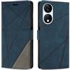 SONWO Cover per Honor 90 Smart 5G / Honor X7b 4G / 5G, Flip Custodia in PU Pelle, Cover a Libro Portafoglio con Slot per Schede e Supporto Stand per Honor 90 Smart 5G / X7b 4G / 5G, Blu