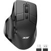 Acer Mouse Wireless Tri-Mode con Schermo OLED, Mouse Bluetooth 4000 DPI per 4 Dspositivi (2,4 GHz + Bluetooth 5.2 + cablato), Mouse Ergonomico Ricaricabile, 5 Pulsanti Programmabili per PC