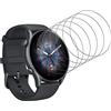 iVoler 6 Pezzi Pellicola Protettiva per Amazfit GTR 3 Pro/Amazfit GTR 3 / Honor Watch GS 3, Wet Applied Protezione Schermo [Bubble-Free-Riutilizzabile] HD Clear Film in TPU
