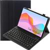 leleyo Tastiera con custodia per Lenovo Tab M10 HD (2nd Gen) 10.1 Custodia con tastiera magnetica Cover rimovibile QWERTY per Tab M10 HD Gen 2, Nero