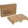 STEP BALANCE ReflexRoll - Rullo Massaggiatore per Piedi in Legno - 50 Rulli Doppia Consistenza - Riflessologia Plantare, Digitopressione Shiatsu - Fascite Plantare, Stanchezza, Stress - Unisex