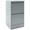 Bisley Home Filer, 2 cassetti HR in Metallo, Argento 355, 40 x 41,3 x 67,2 cm