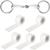 NQEUEPN 5 rotoli di nastri adesivi per cavalli, 90 x 2,5 cm, in silicone, protezione per morse equestri, accessori elastici per la cura dei cavalli, accessori per la cura dei cavalli