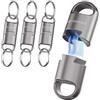 KeySmart MagConnect Pro - Portachiavi magnetico per borsa, portachiavi per chiavi dell'auto, portachiavi staccabile, portachiavi a sgancio rapido per uomo, portachiavi da uomo, portachiavi resistente,