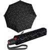 Knirps T.200 Medium Duomatic Domino Black, Nero, Taglia unica