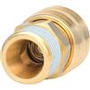 KS Tools 515.3482 Rubinetto Rapido in Ottone con Filettatura Esterna, GAG, 1/2