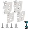 Yuannee Gancio Clip Cintura in Acciaio Inox,4PCS Gancio Clip Cintura 4 Pezzi viti Gancio per Cintura di Ricambio Con Vit Ganci Staccabile Clips Compatibile Dewalt 20V Max Trapani Strumenti