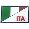 Patch Nation Italia Italiano Diagonale ITA Bandiera Cosplay Airsoft PVC Fan Patch Morale Team Toppa