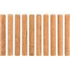 Kork-Deko Set di 10 Bastoncini di Sughero e Bacchette, 6 mm di Diametro, per la Produzione di Esche in Sughero Naturale per Baits & Boilies, Equilibrio e galleggiamento per Pesci da Esca