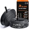 YunSCM 2PCS 28/35-630 27 pollice Camere d'aria 27x1 1/4 -1 3/8 AV32mm Valve Compatibile Ispessimento 27 pollice bike Camere d'aria 27x1 1/4 27x1 3/8
