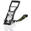 SPIDER SLACKLINE TAS02 - Hummer Kit SR - Cricchetto Professionale Leva Grande SR e Accessori - Hummer Slow Release, Sling 1T 3 m, Grillo 1,5T 12 mm, 2 Protezioni Albero XL, Back Up Kit - Set Completo