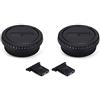 PROfezzion 2 Pezzi Kit EF Mount Tappo Corpo Macchina e Tappo Posteriore Obiettivo per Canon EOS 90D 80D 70D 5D Mark III IV 6D 7D Mark II 2000D 1300D 1200D 850D 800D 760D 750D 700D 650D 250D 200D e molto altro