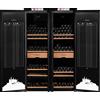 mQuvée Cantinetta vino doppia prodotta in Europa, 474 bottiglie, mQuvée WineStore 1200, nero, robusto
