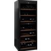 mQuvée Cantinette vino a libera installazione con Serratura, mQuvée WineExpert 126 Fullglass Nero, nero, 2 zone di temperatura, raffreddamento a compressore
