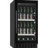 mQuvée Frigorifero per birra da incasso nero, mQuvée BeerServer 40 Antracite Nero, raffreddamento a compressore, altezza porta 700 mm